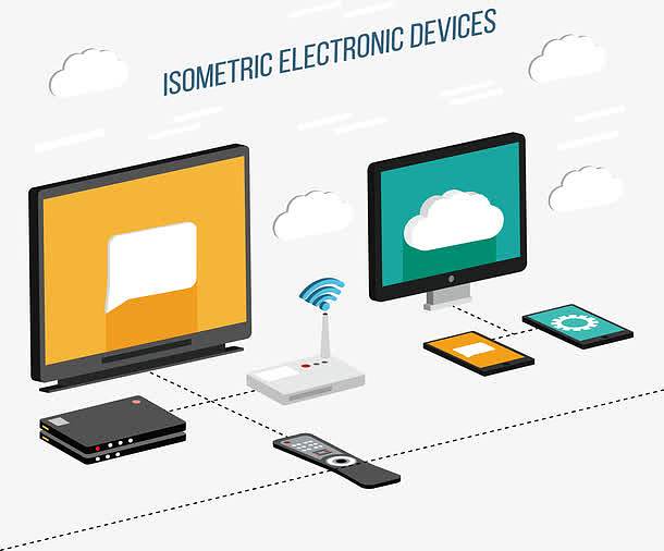 云計算互聯網設備高清素材 互聯網 智能家.